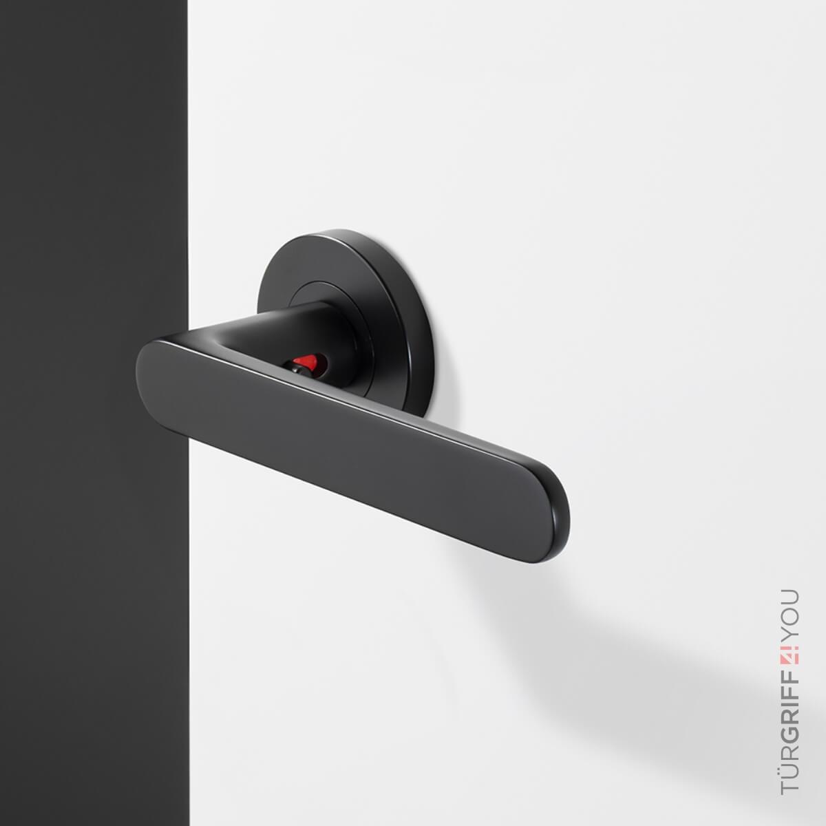 Türgriff Azari Black - Premium Türgarnitur Schwarz matt