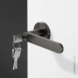 Drücker Azari Grau mit Schlüssel