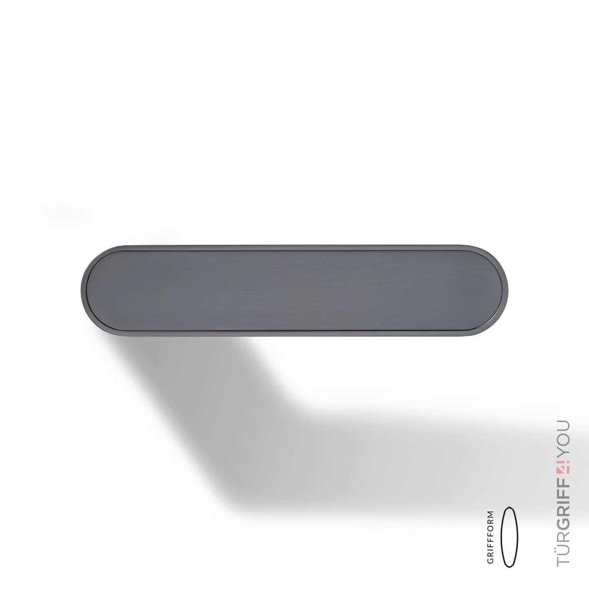 smart2lock Türgriff Forma grau mit inlay