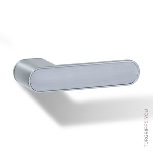 smart2lock Türgriff Forma silber mit inlay