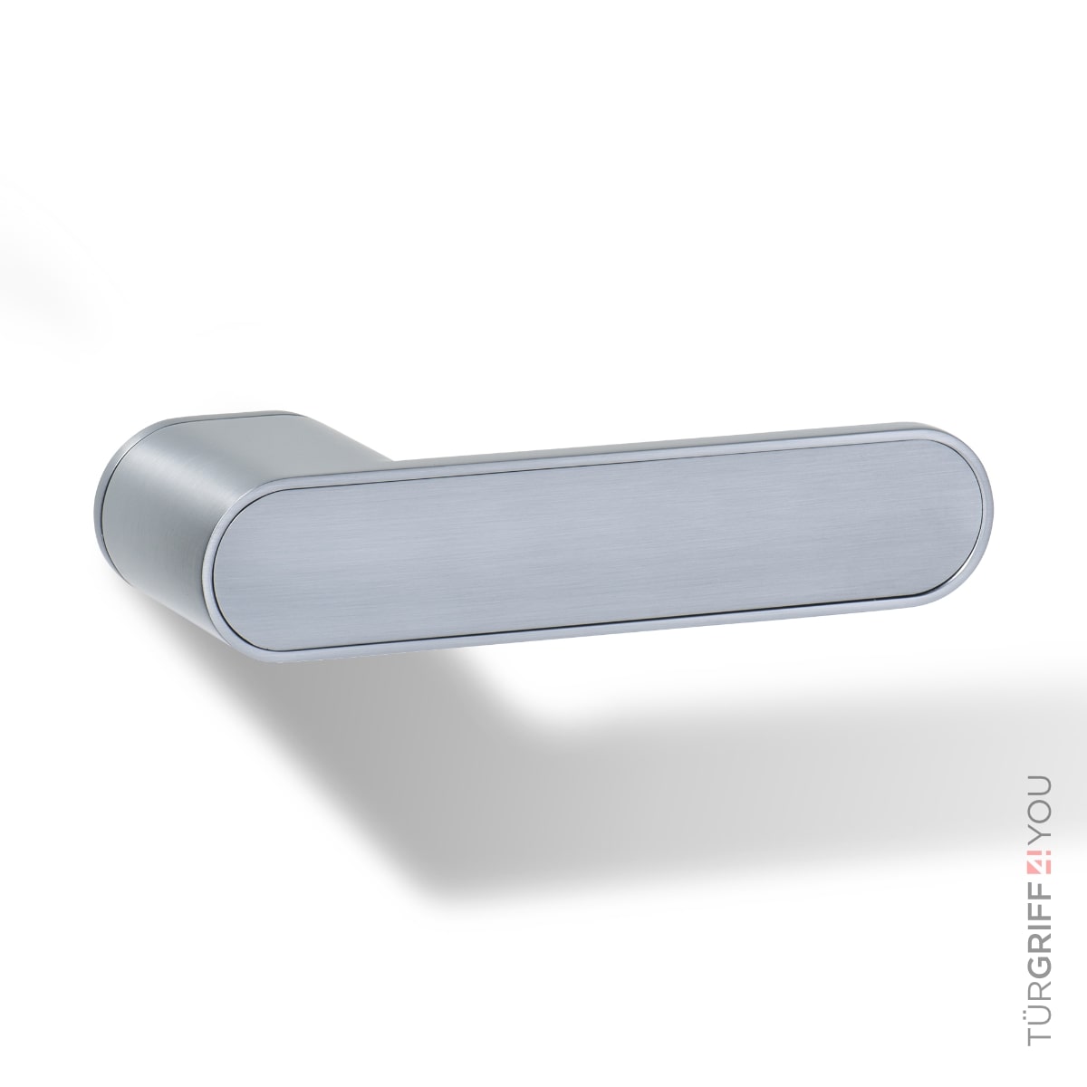 smart2lock Türgriff Forma silber mit inlay