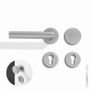 Pureline Türgriff Edelstahl WE links