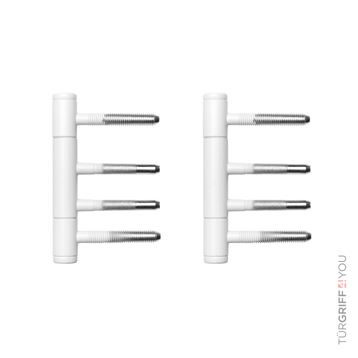 Türbänder-Set 3 tlg. für Holzzargen Weiß