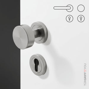 Türknauf Edelstahl WE links