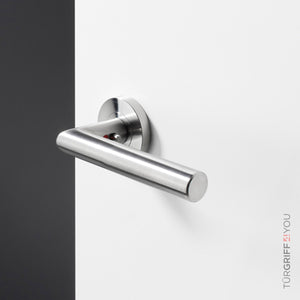 Verriegelung am Griff - Smart4Lock Türgriff Classico Edelstahl matt