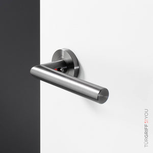 Verriegelung am Griff - Türgriff CLASSICO Grau