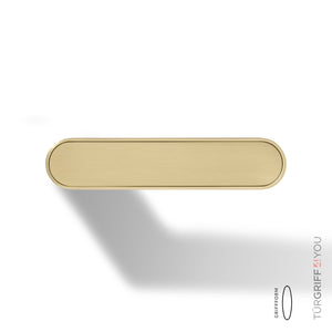 Türgriff Forma R Gold – Detailansicht Griffstück