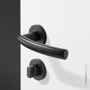Türgriff Pureline Schwarz Matt – Detailansicht