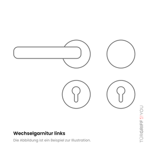 Wechselgarnitur links