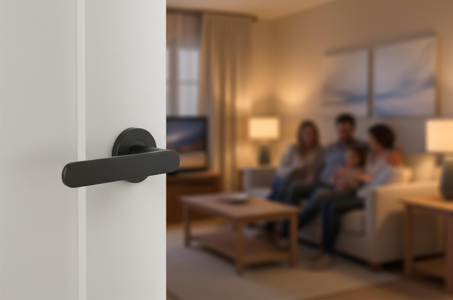 Türdrücker ohne Schlossrosette