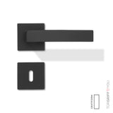 Türgriff Nero Line Black matt eckig