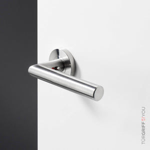 Click4Lock Türgriff Classico Edelstahl matt – Verriegelung am Griff