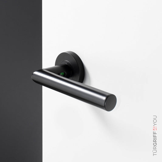Click4Lock Türgriff Classico Schwarz Matt – Verriegelung am Griff