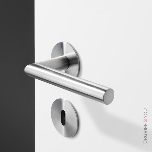 Türgriff FerLine Flat aus Edelstahl - Moderner Design-Türdrücker für Innentüren