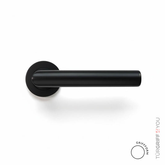 Schwarzer Türdrücker Velora bei Türgriff 4you