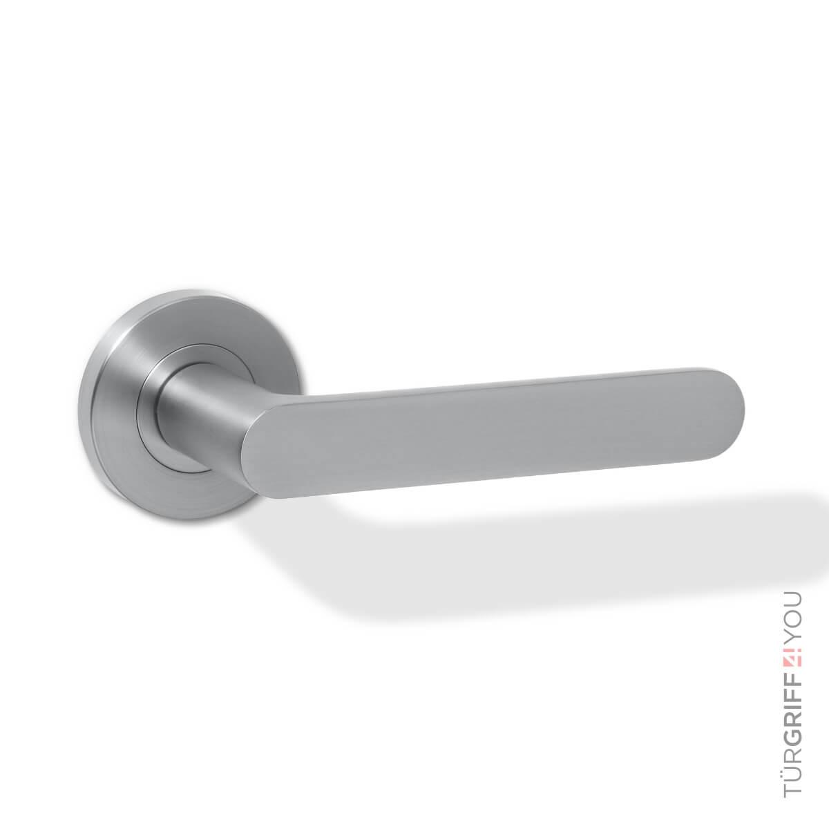 Click4Lock Türgriff Azari Edelstahl matt finish – abschließbare Türklinke