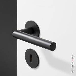 Türgriff Classico Flat Schwarz Matt – Detailansicht