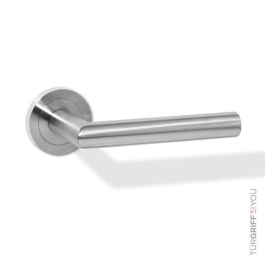 Click4Lock Türgriff Classico Edelstahl matt – Frontansicht