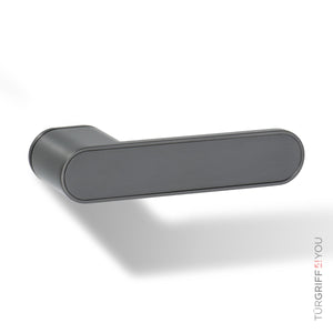 Türgriff Forma R Graphitgrau mit Graphitgrau-Inlay – Frontansicht