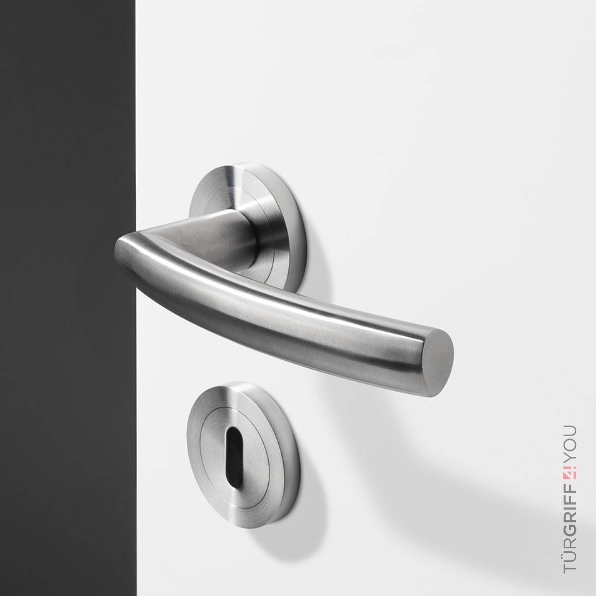 Türgriff Pureline Edelstahl matt – Detailansicht
